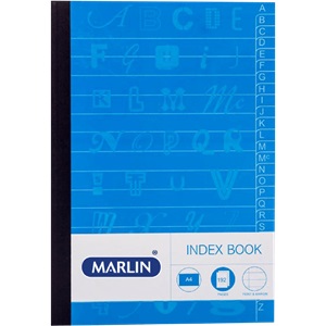 INDEX BOOK A4 A - Z H/C 192PG