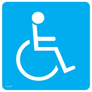 DECAL PHYSICALLY DISABLED