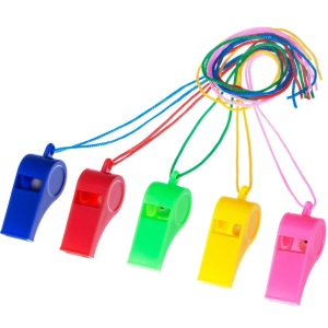 WHISTLE REFEREE PLASTIC