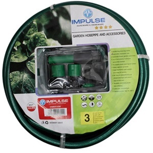 HOSE PIPE IMPULSE 12MM X 30M INC FITTINGS