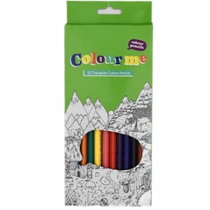 PENCIL CRAYONS COLOUR ME 12PK LONG