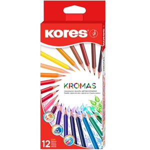 PENCIL CRAYONS KORES KROMAS 12PK