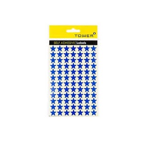 LABEL STARS BLUE 168 LABELS