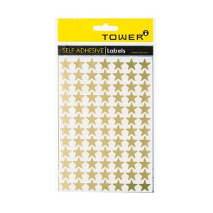 LABEL STARS GOLD 168 LABELS