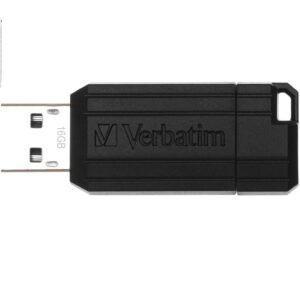 USB FLASH DRIVE VERBATIM 16GB PINSTRIPE BLK