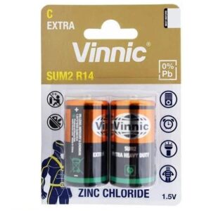 BATTERY VINIC R14 SUM2 2PK