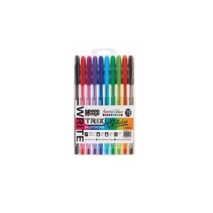 PEN TRIX 1.0MM ASSORTED MEECO 10PK