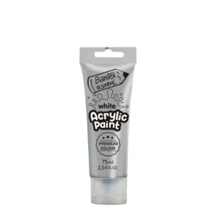 PAINT ACRYLIC BANTEX WHITE 75ML