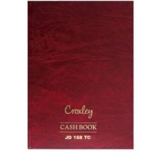 ACCOUNT BOOK CROXLEY TREBBLE CASH 288PG JD168TC