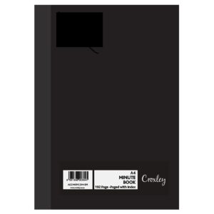 ANALYSIS BOOK CROXLEY MINUTE BOOK JD445M 192PG