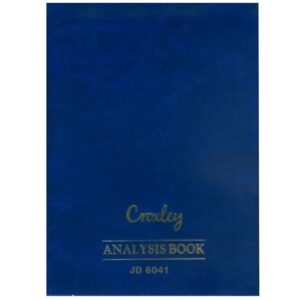 ANALYSIS BOOK CROXLEY 144PG JD6041 4 COLUMNS ON ONE PAGE
