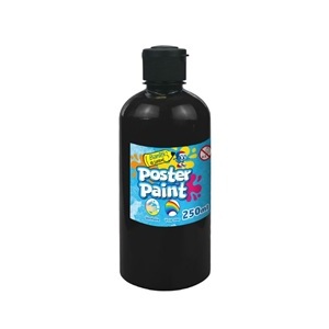 POSTER PAINT BANTEX 250ML BLK