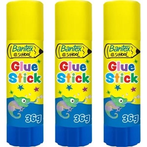 GLUE STICK BANTEX 36G 3PK