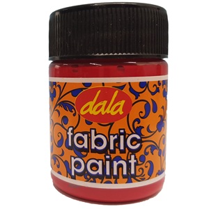 PAINT FABRIC DALA 50ML RED