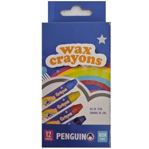 CRAYONS WAX PENGUIN 12S