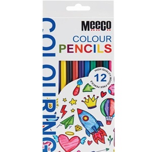 PENCIL CRAYONS MEECO 12PK